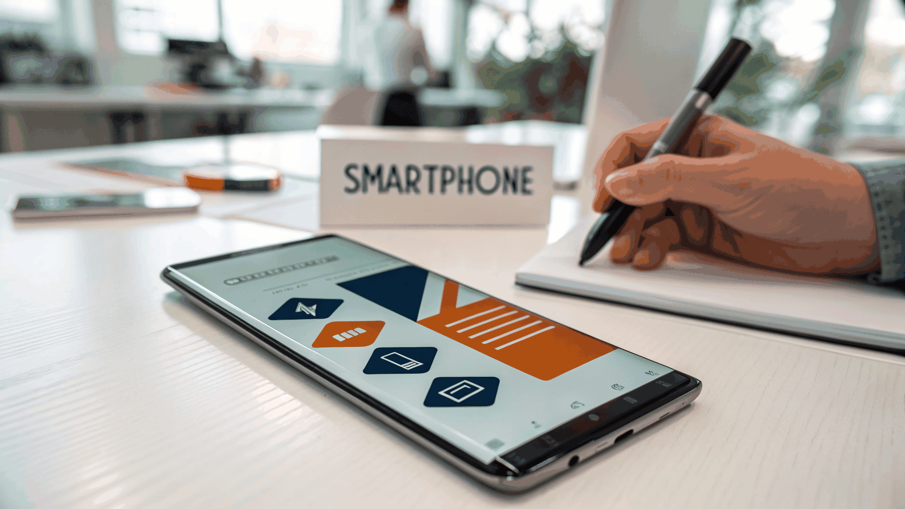 Secure smartphone display